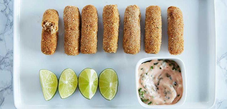 Dedos de queso con atún